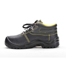 Sapatos de segurança de trabalho (superior: couro genuíno, sola: PU)